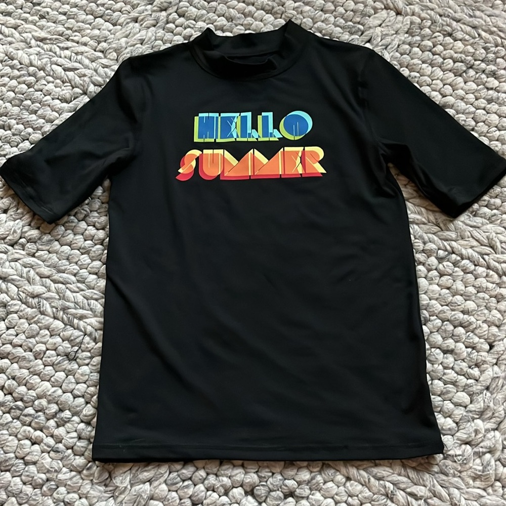 Car & Jack “Hello Summer” black rash guard